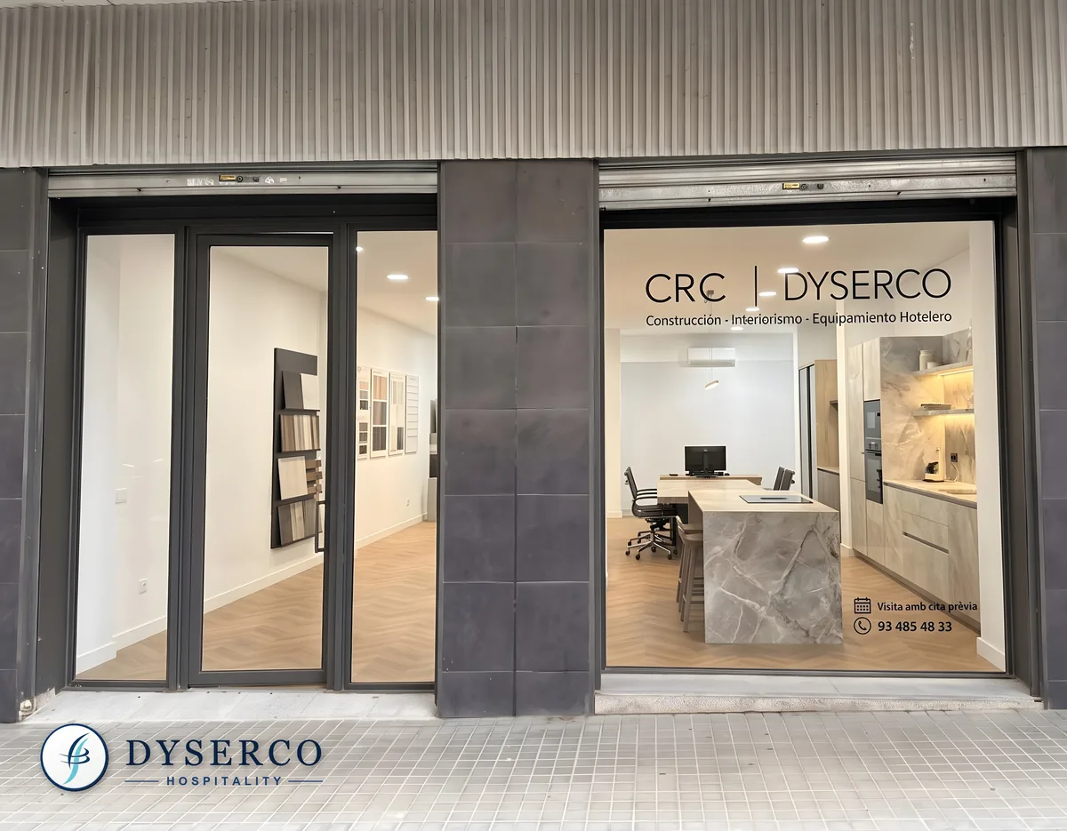 Façade of the Dyserco shop on Carrer de Pomar de Baix, Badalona